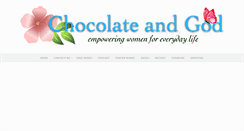 Desktop Screenshot of chocolateandgod.com